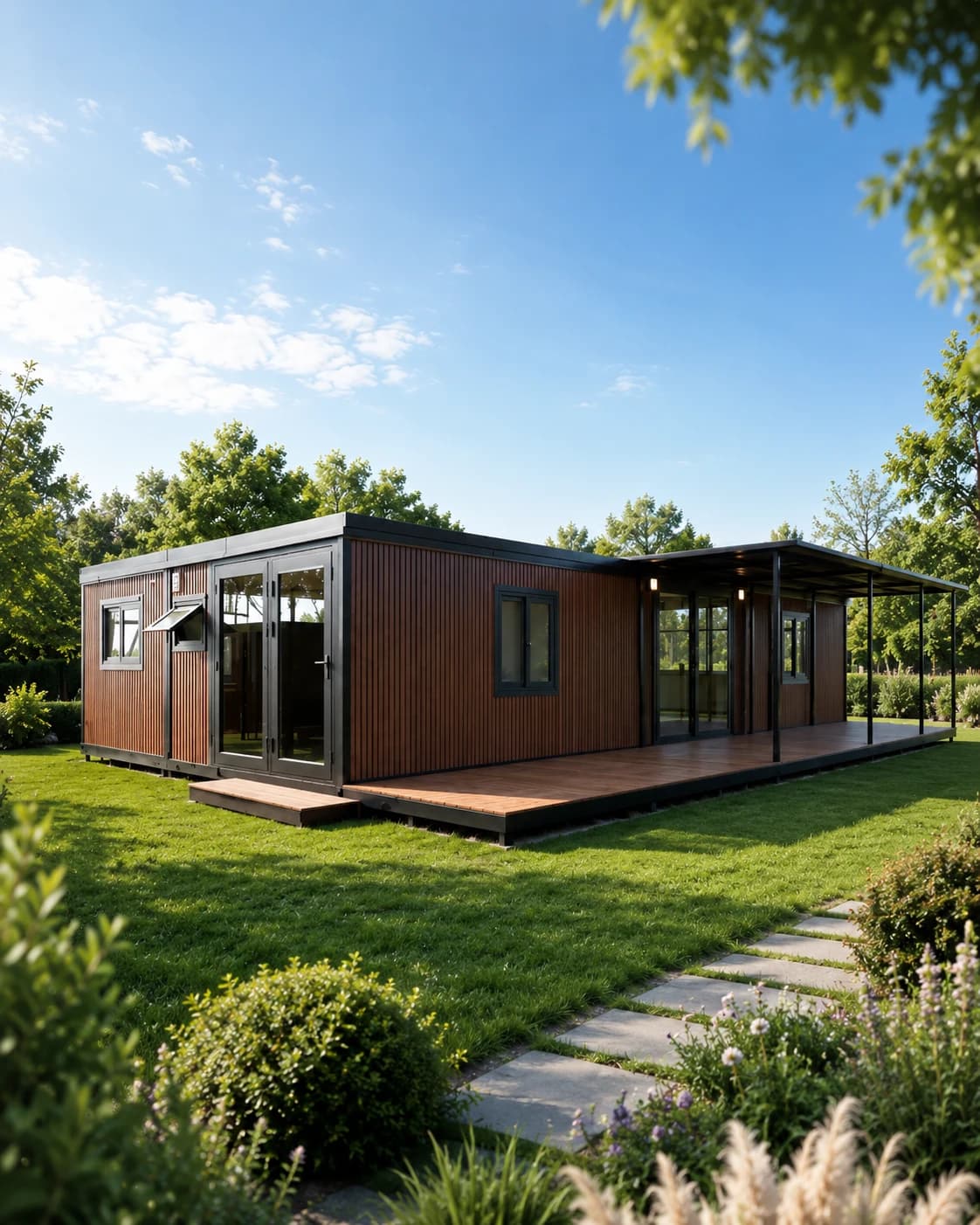 12M Portable Granny Flat with 3 Bedrooms and Terrace lifestyle image