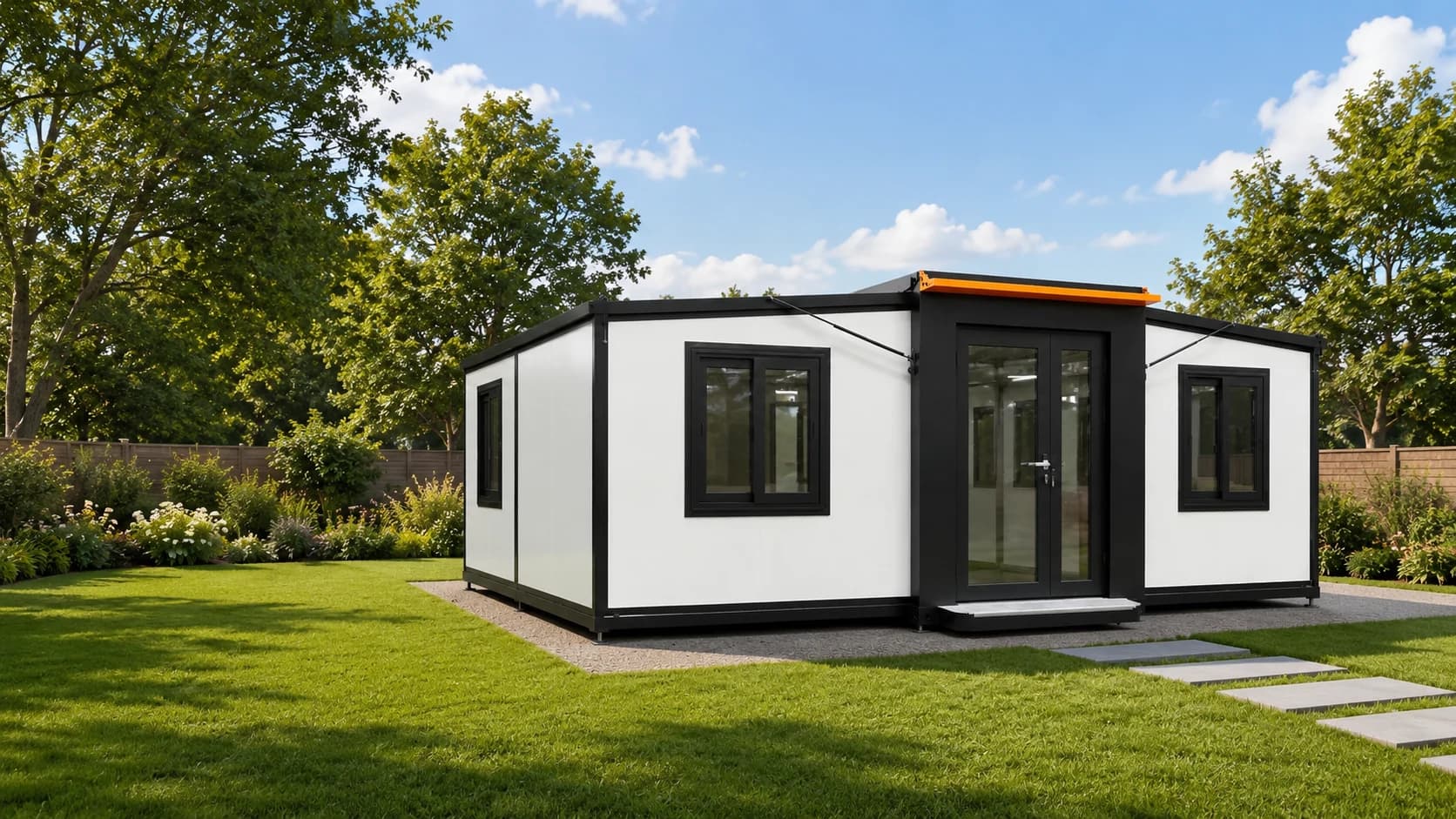 6M Container Home - 13FT with Bathroom exterior by ModuHaus