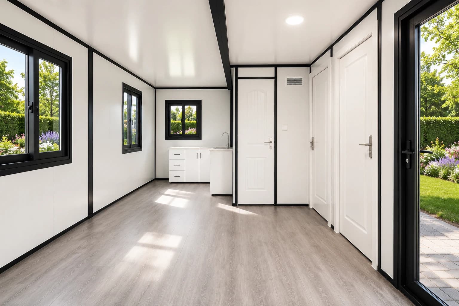 6M Container Home with 2 Bedrooms — interior view 2