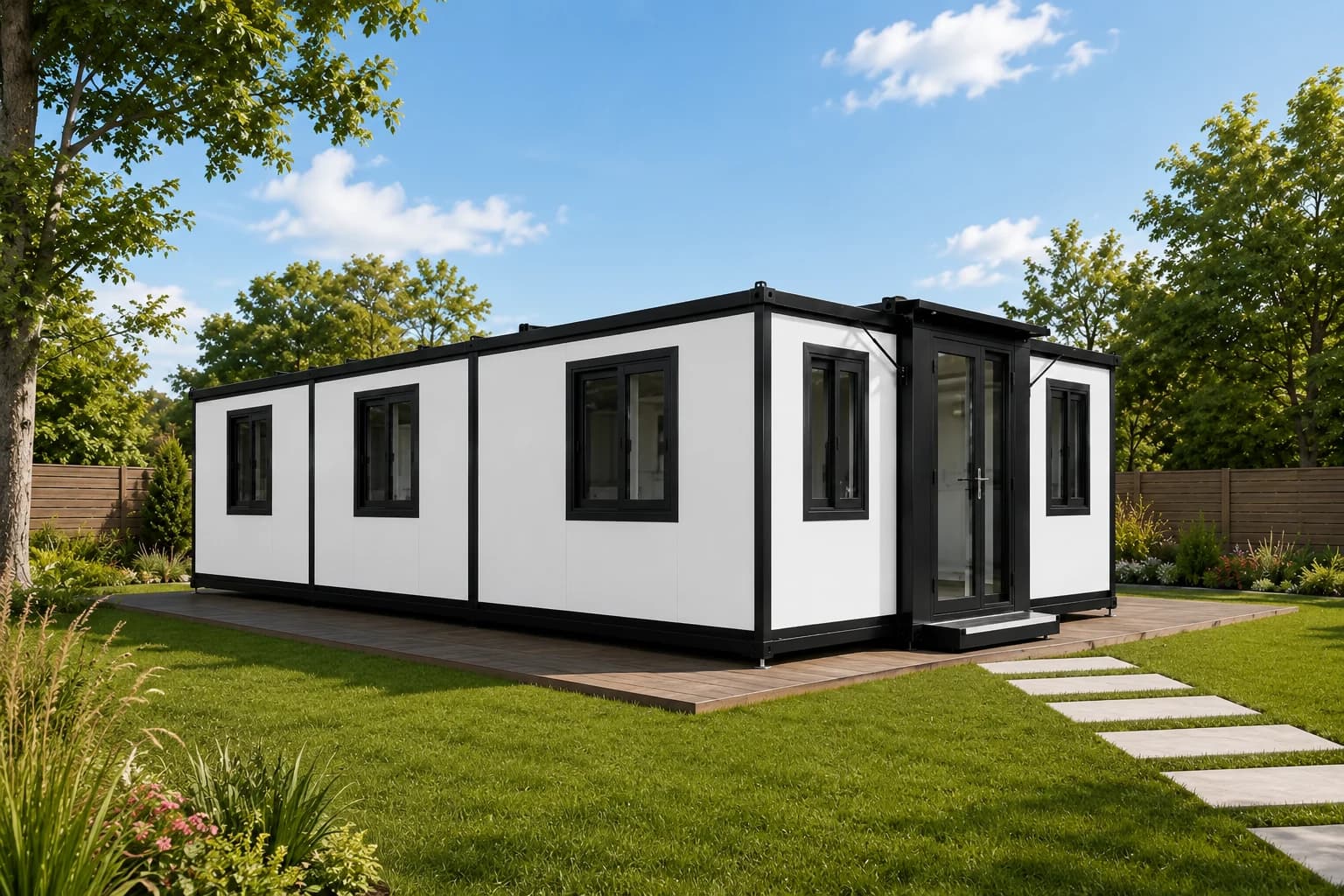 6M Container Home - Empty — interior view 1
