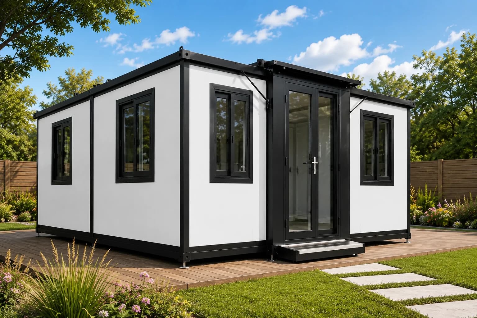 6M Container Home - Empty — interior view 2
