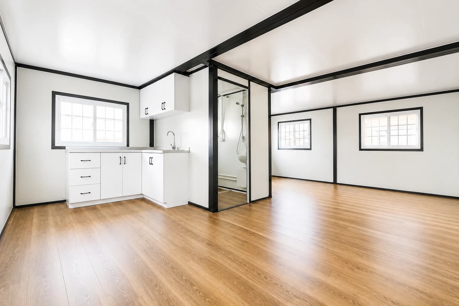 6M Container Home - Open Space — interior view 3