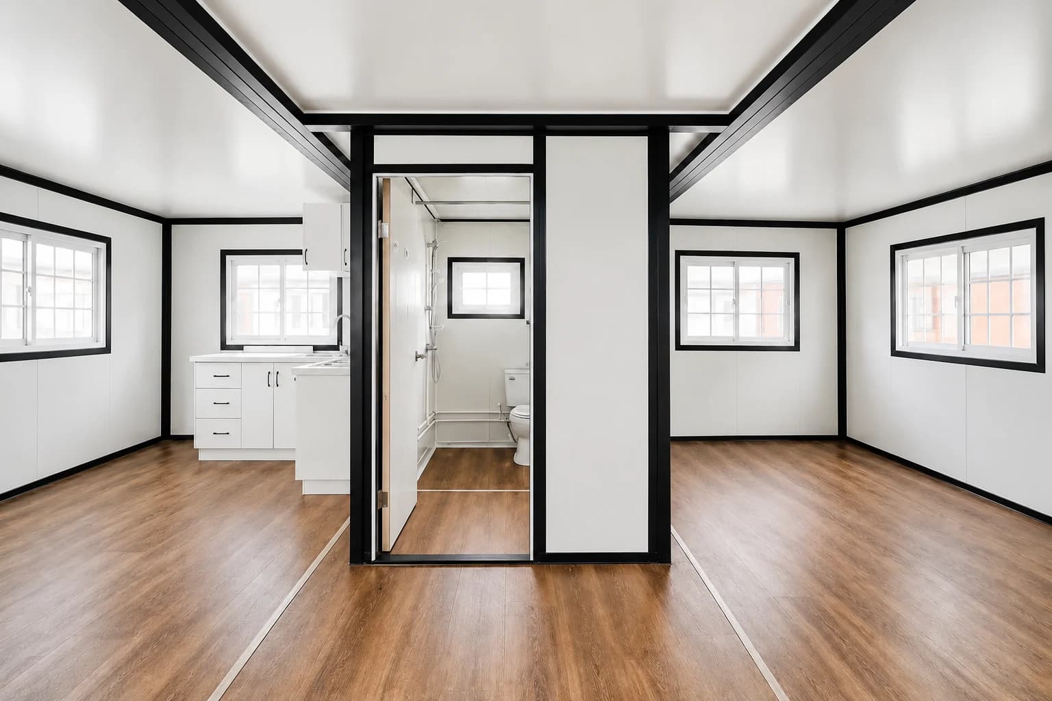 6M Container Home - Open Space — interior view 4