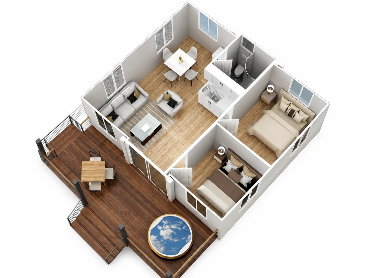 The Clearing floor plan